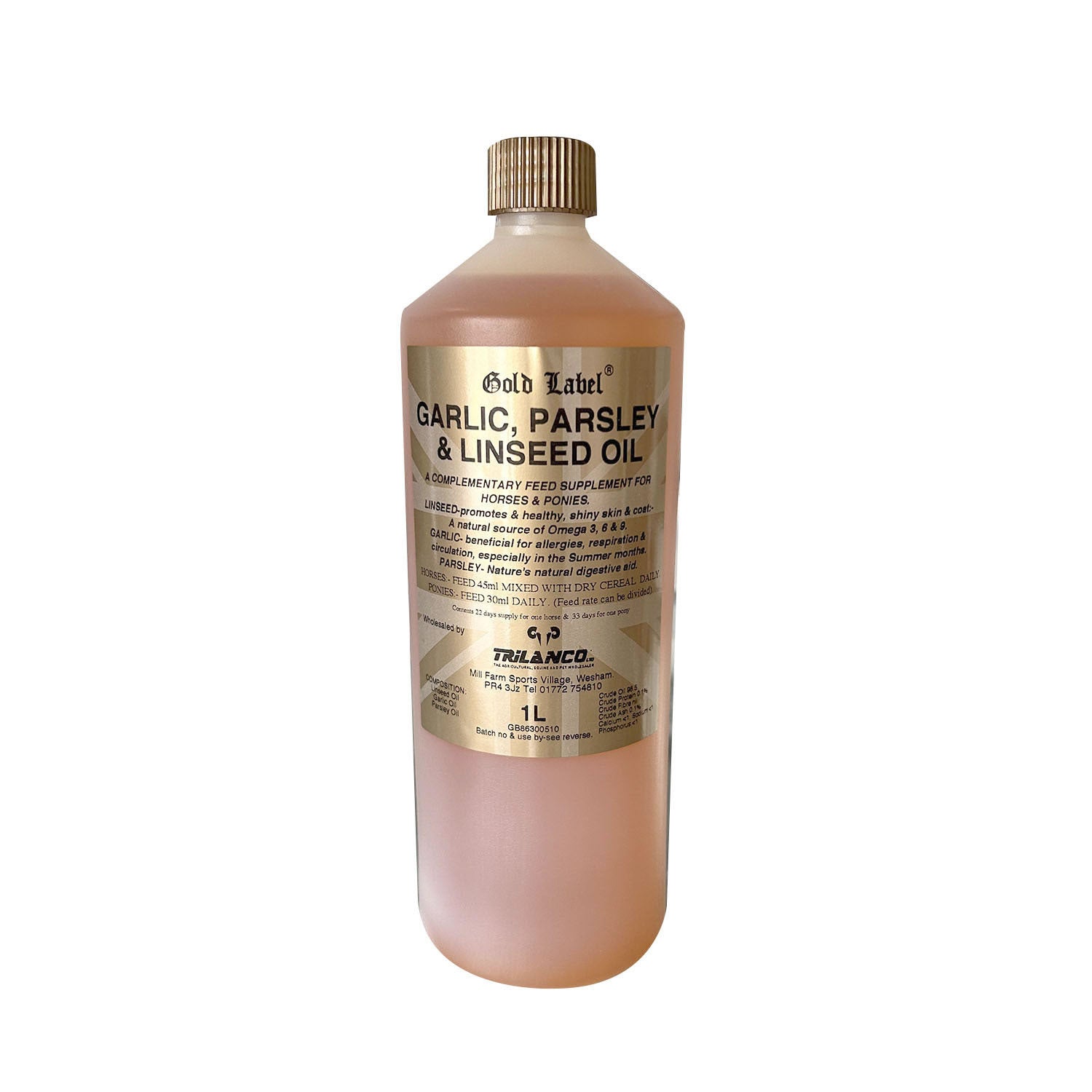Gold Label Garlic, Parsley & Linseed Oil Gold Label Garlic, Parsley & Linseed Oil