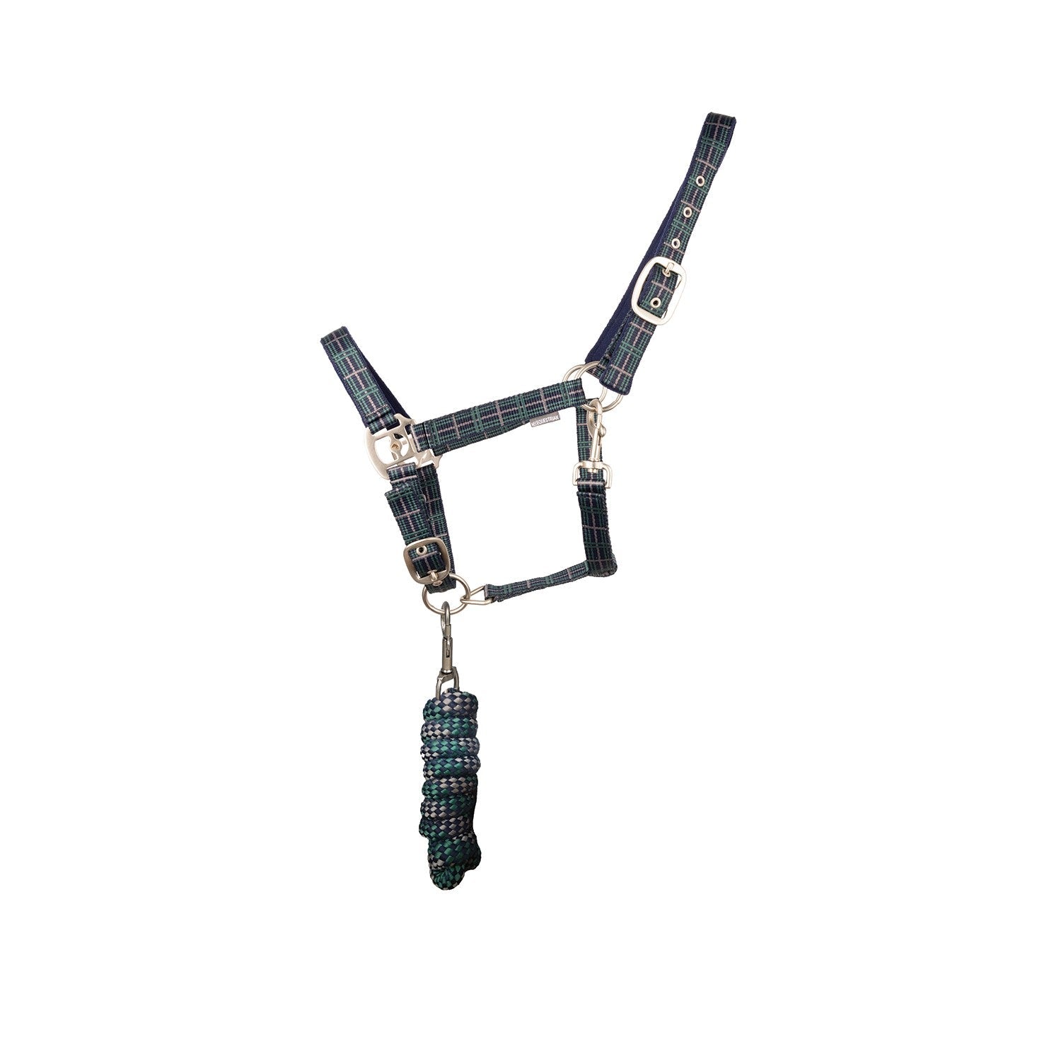 Hy Equestrian Tartan Head Collar with Lead Rope Hy Equestrian Tartan Head Collar with Lead Rope