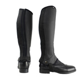 Hy Equestrian Synthetic Combi Leather Chaps Hy Equestrian Synthetic Combi Leather Chaps