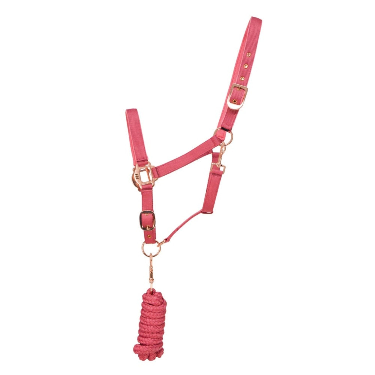 Hy Equestrian Rose Gold Head Collar & Lead Rope Hy Equestrian Rose Gold Head Collar & Lead Rope