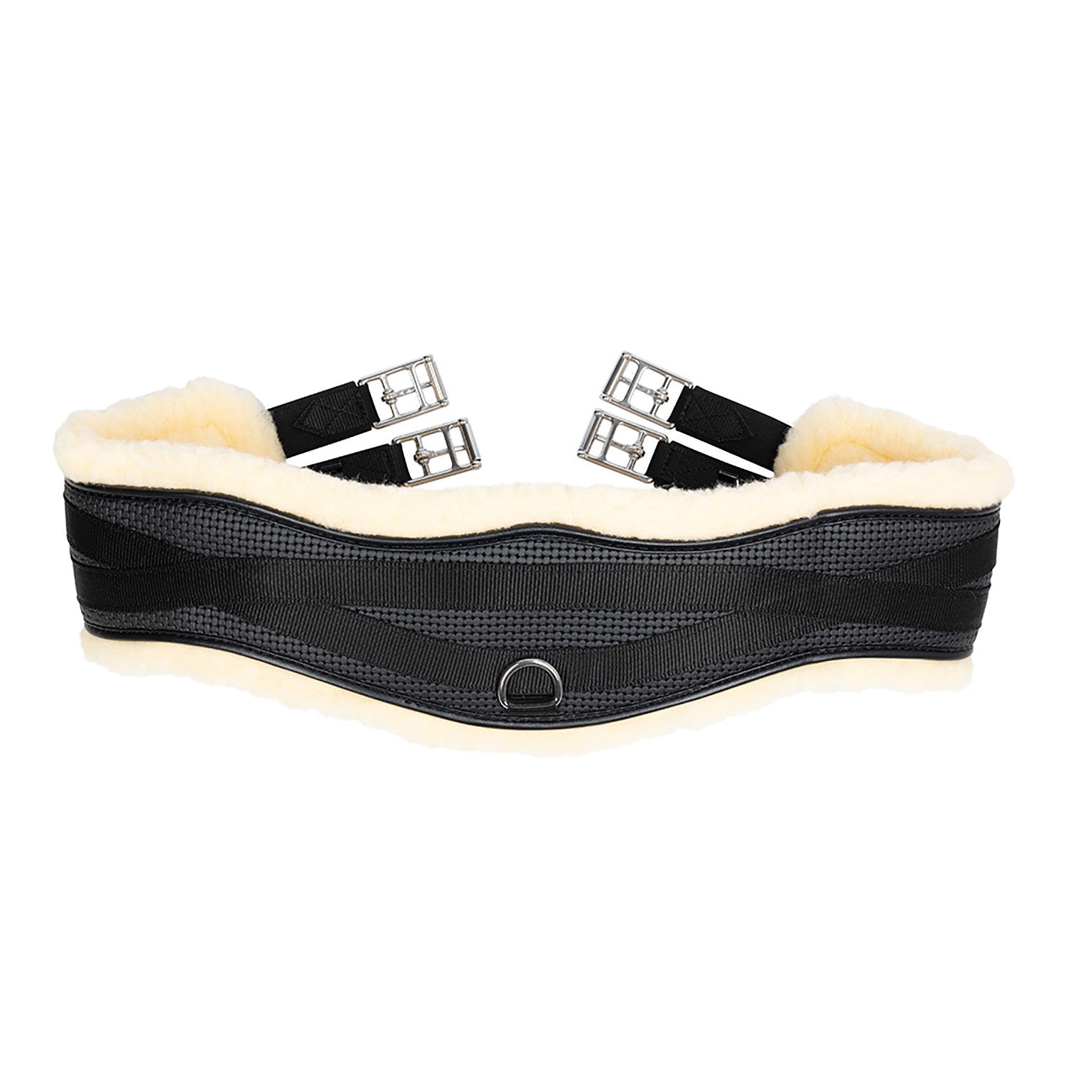 Hy Equestrian Fleece Lined GP/Jumping Contoured Girth - 46 Hy Equestrian Fleece Lined GP/Jumping Contoured Girth - 46