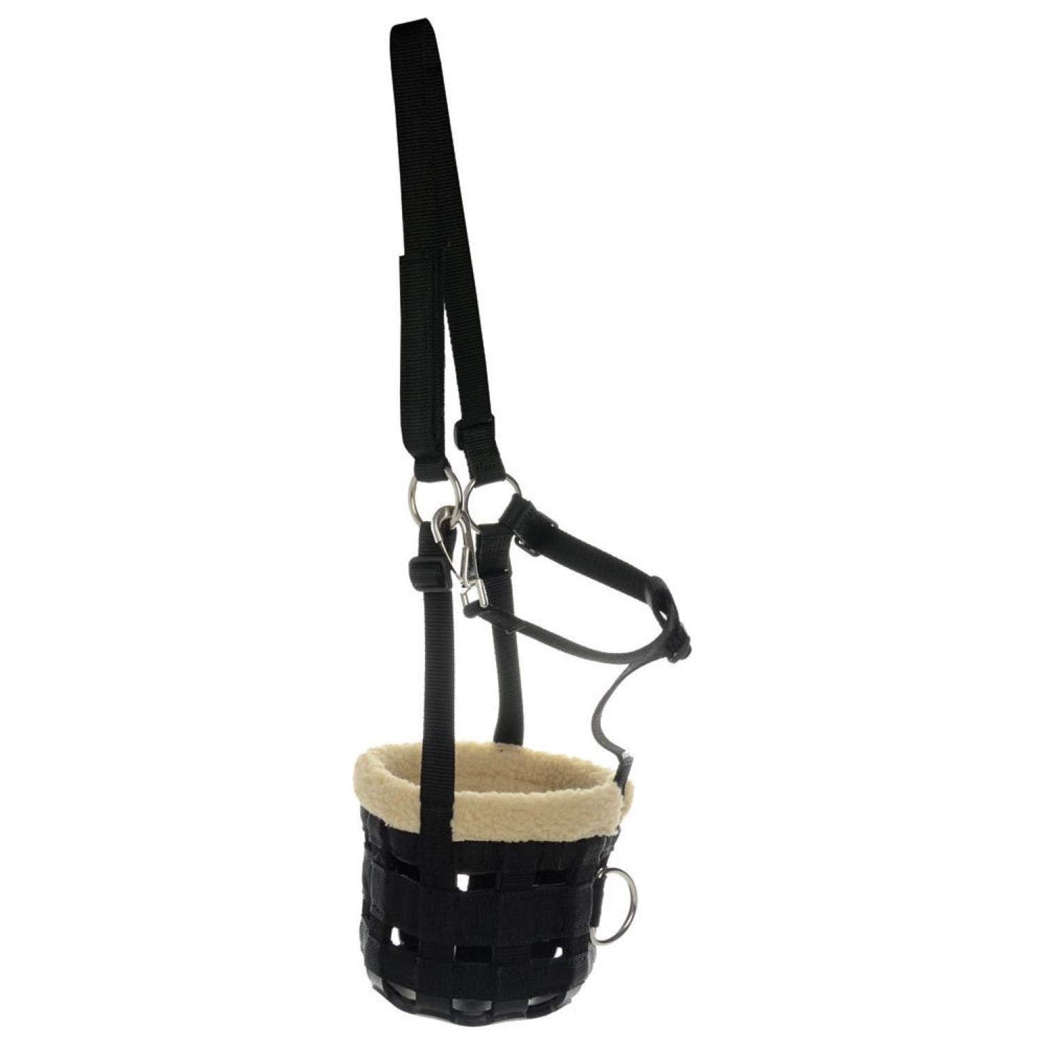 Hy Equestrian Muzzle with Fleece Hy Equestrian Muzzle with Fleece