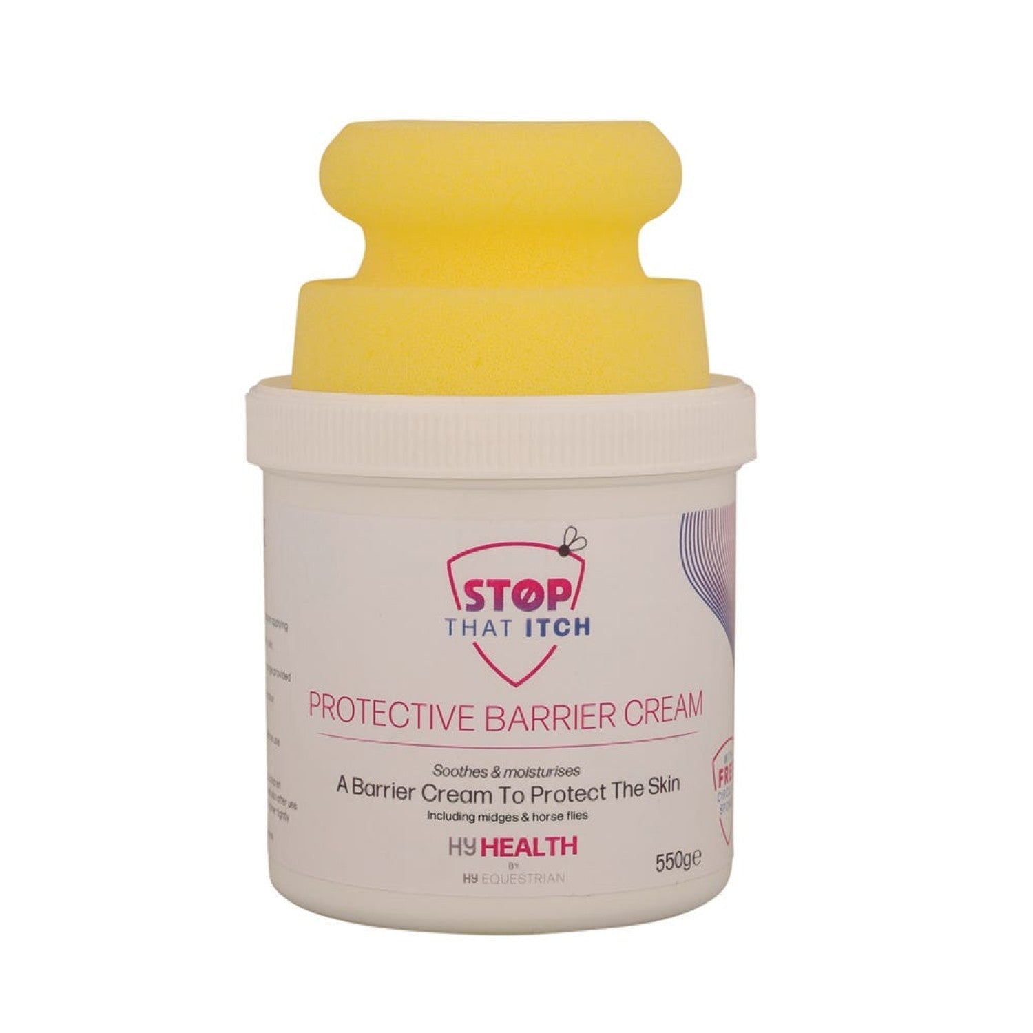 HyHEALTH STOP THAT ITCH! Protective Barrier Cream with Circular Sponge by Hy Equestrian HyHEALTH STOP THAT ITCH! Protective Barrier Cream with Circular Sponge by Hy Equestrian