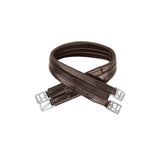 Hy Equestrian Leather Padded Atherstone Girth - Elasticated One End - 50 Hy Equestrian Leather Padded Atherstone Girth - Elasticated One End - 50