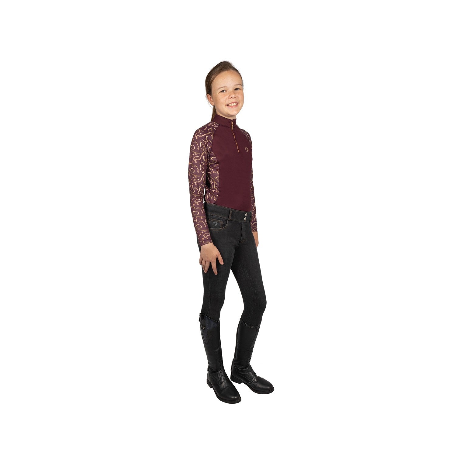 Hy Equestrian Elevate Mizs Style Denim Breeches Hy Equestrian Elevate Mizs Style Denim Breeches