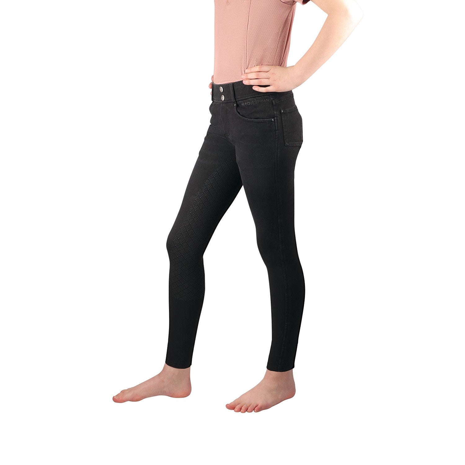 Hy Equestrian Elevate Mizs Denim Breeches Hy Equestrian Elevate Mizs Denim Breeches