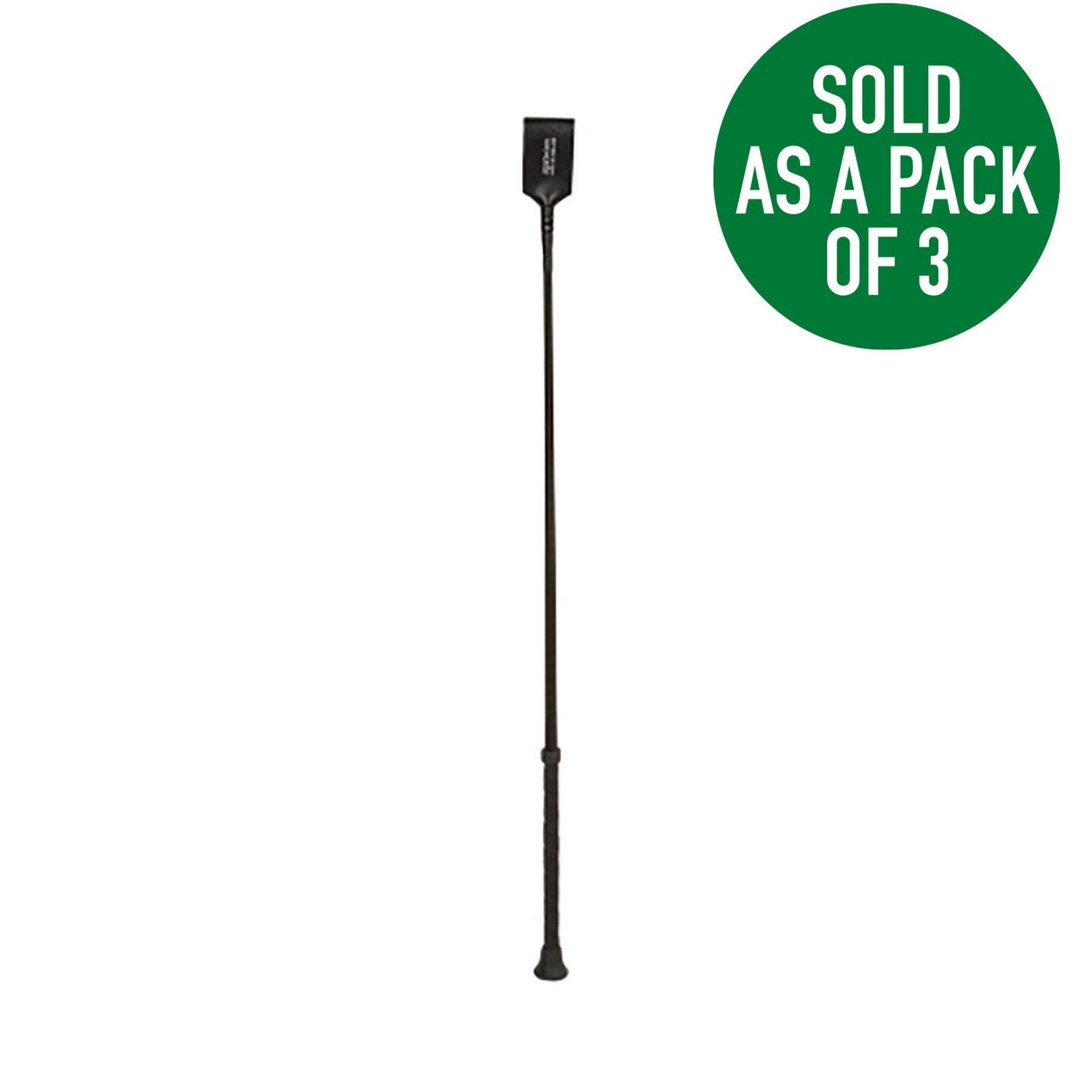 Hy Equestrian Leather Riding Whip - 3 x Black Hy Equestrian Leather Riding Whip - 3 x Black