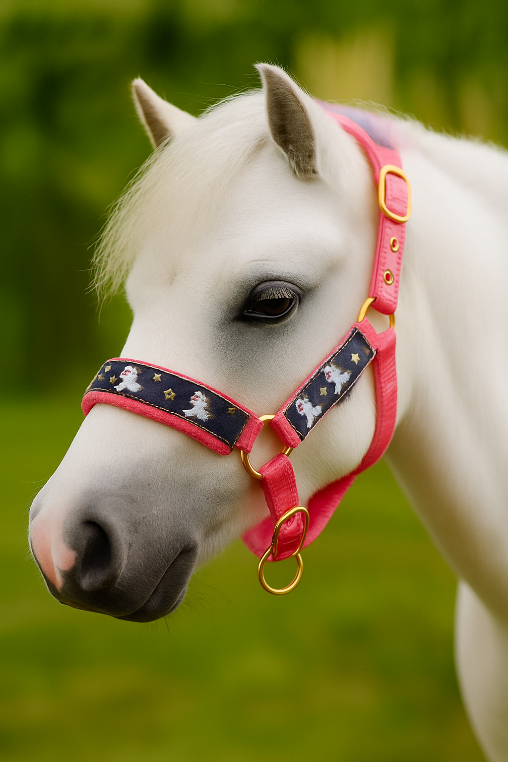 Hy Equestrian Unicorn Magic Headcollar & Lead Rope Set – Pink Hy Equestrian Unicorn Magic Headcollar & Lead Rope Set – Pink