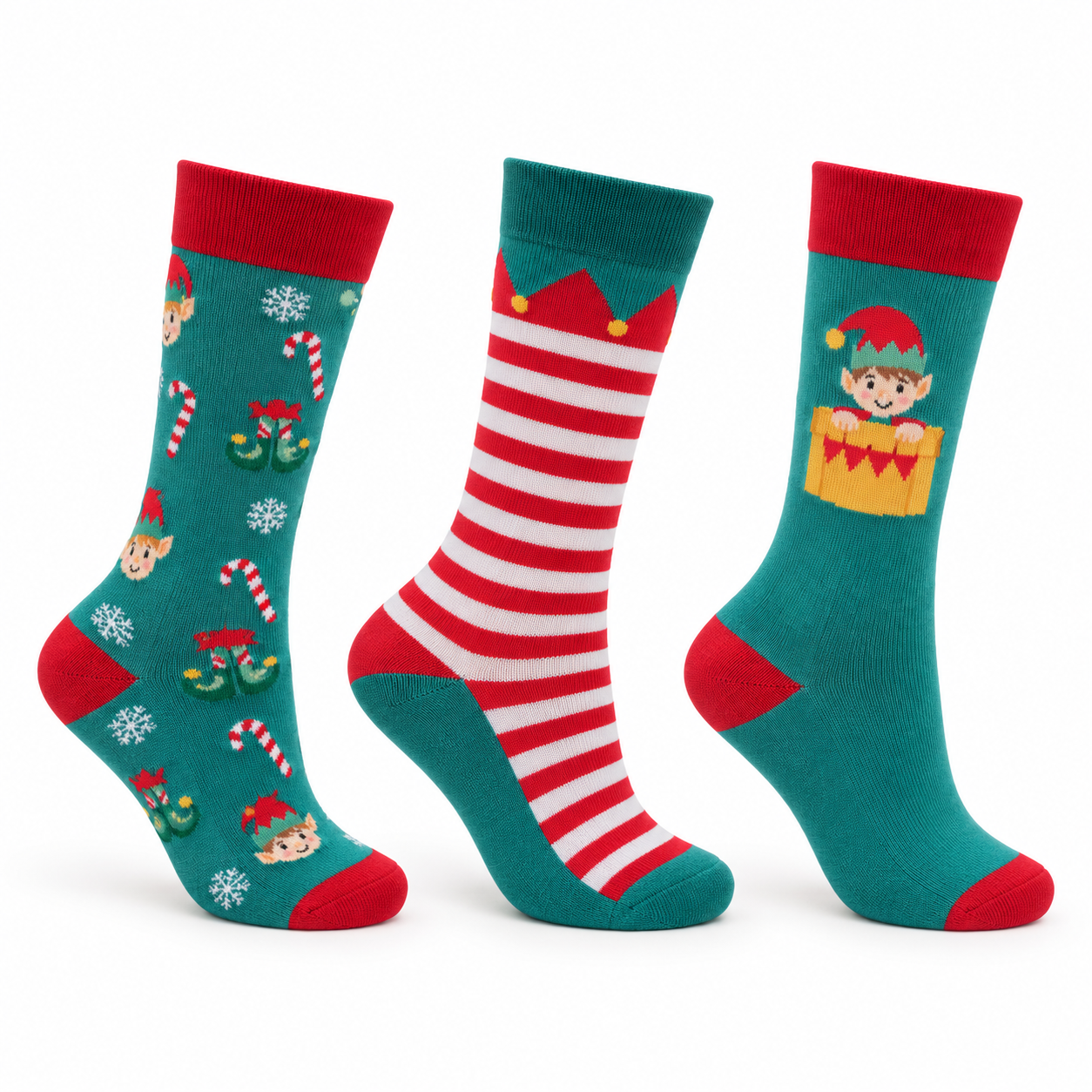 Hy Equestrian - Children’s Elf Socks (Pack of 3) Hy Equestrian - Children’s Elf Socks (Pack of 3)