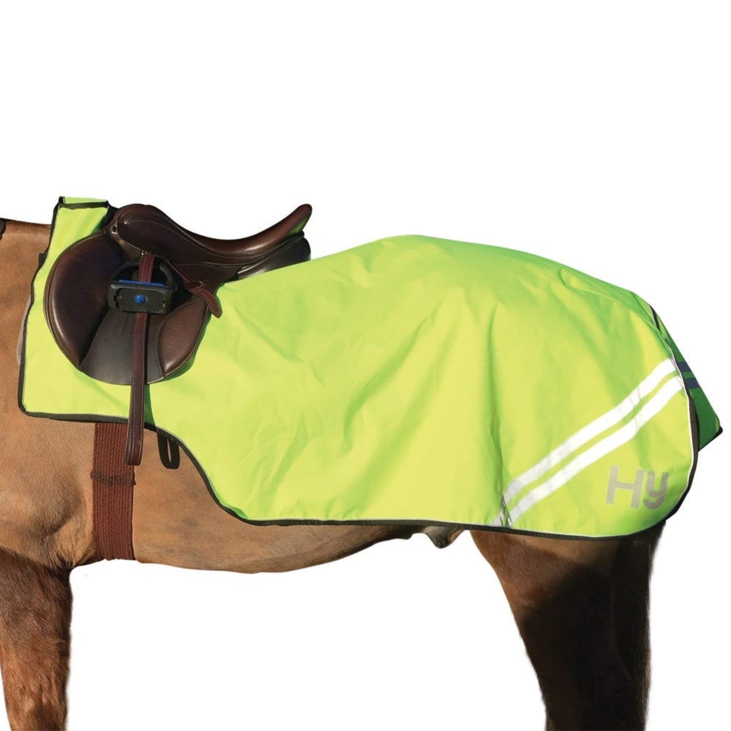 Reflector Fleece Exercise Sheet by Hy Equestrian Reflector Fleece Exercise Sheet by Hy Equestrian