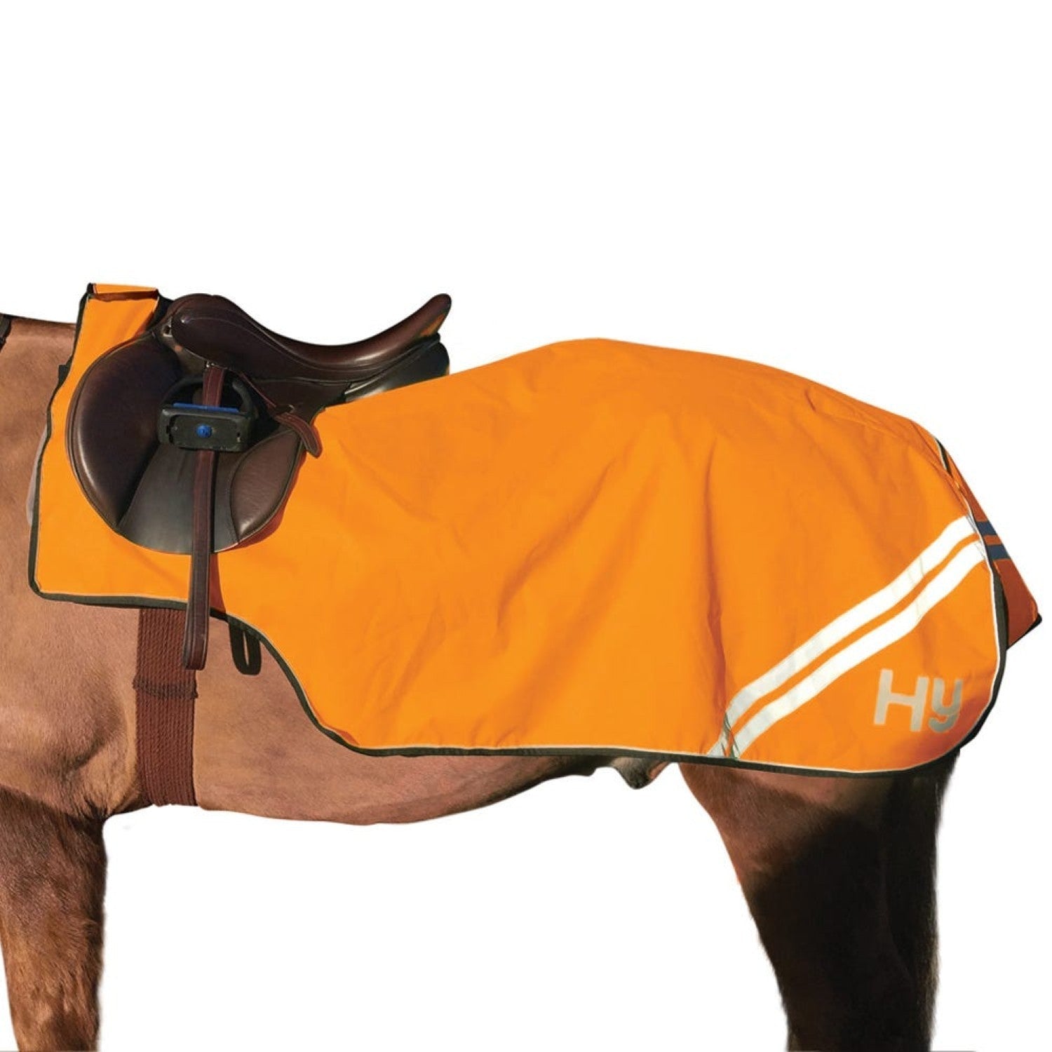 Reflector Fleece Exercise Sheet by Hy Equestrian Reflector Fleece Exercise Sheet by Hy Equestrian