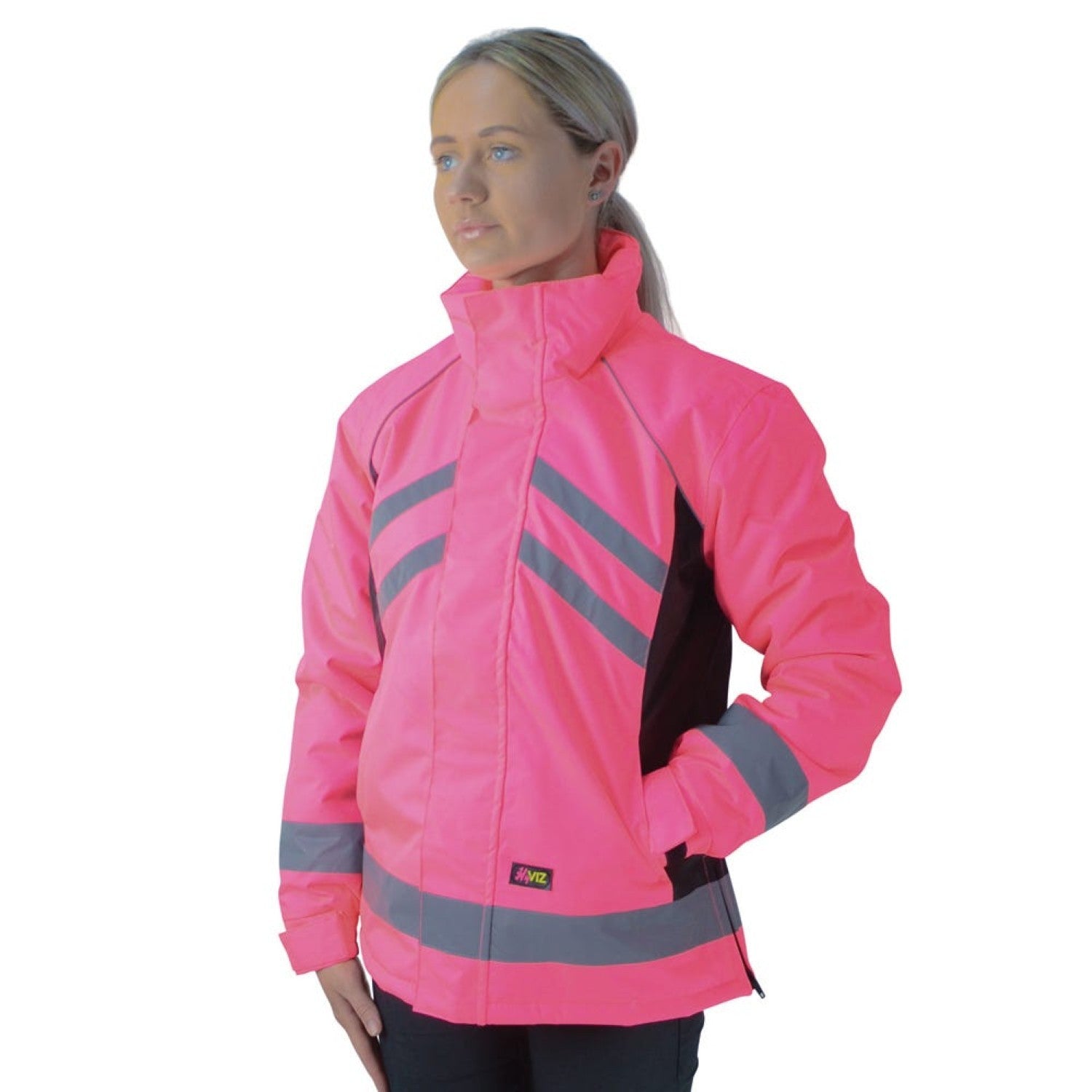 Reflector Waterproof Riding Jacket by Hy Equestrian Reflector Waterproof Riding Jacket by Hy Equestrian