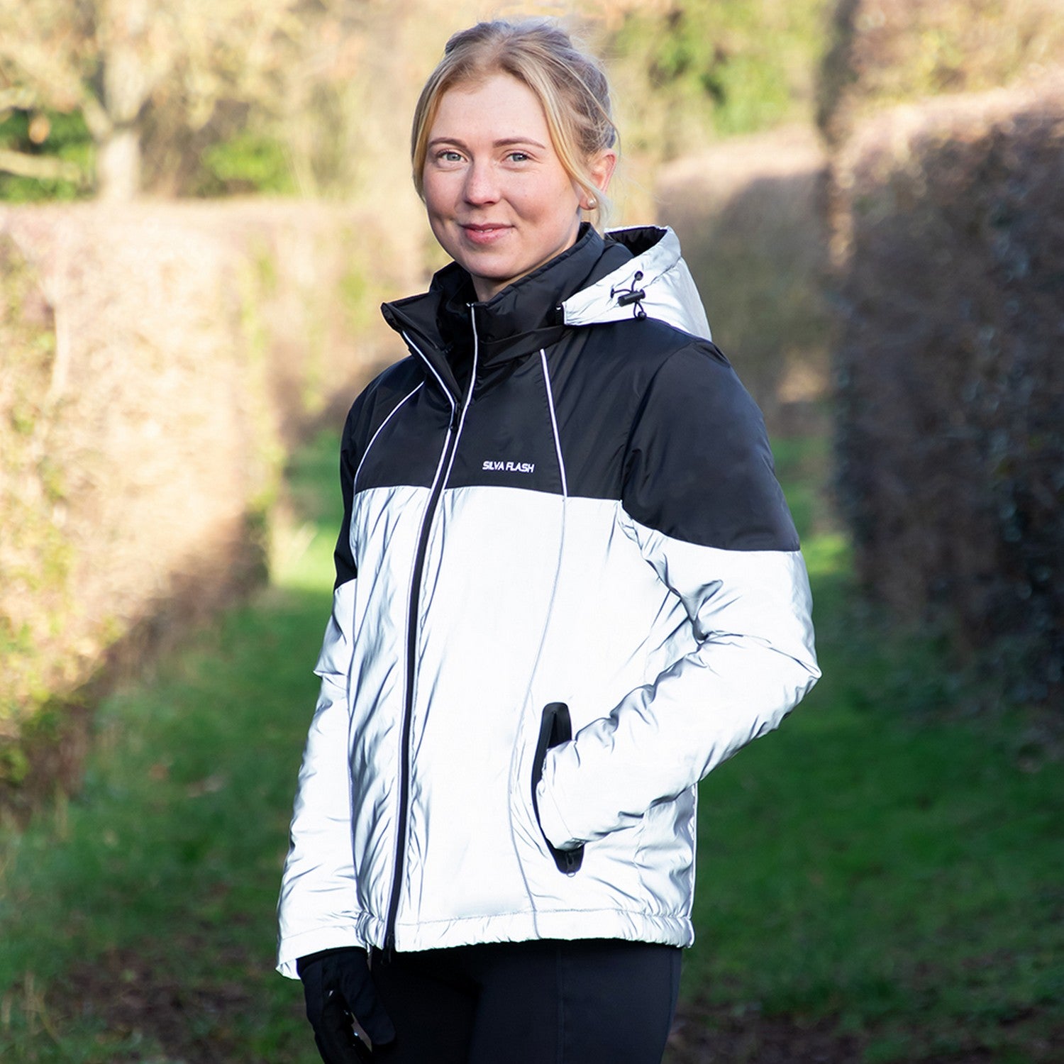 Silva Flash Waterproof Duo Padded Jacket by Hy Equestrian Silva Flash Waterproof Duo Padded Jacket by Hy Equestrian