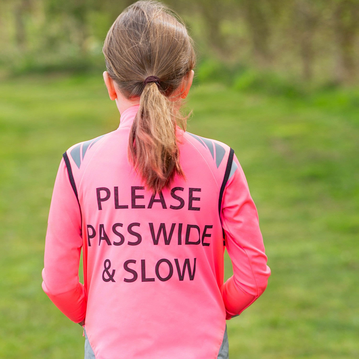 Reflector Gilet by Hy Equestrian - Pass Wide and Slow Reflector Gilet by Hy Equestrian - Pass Wide and Slow