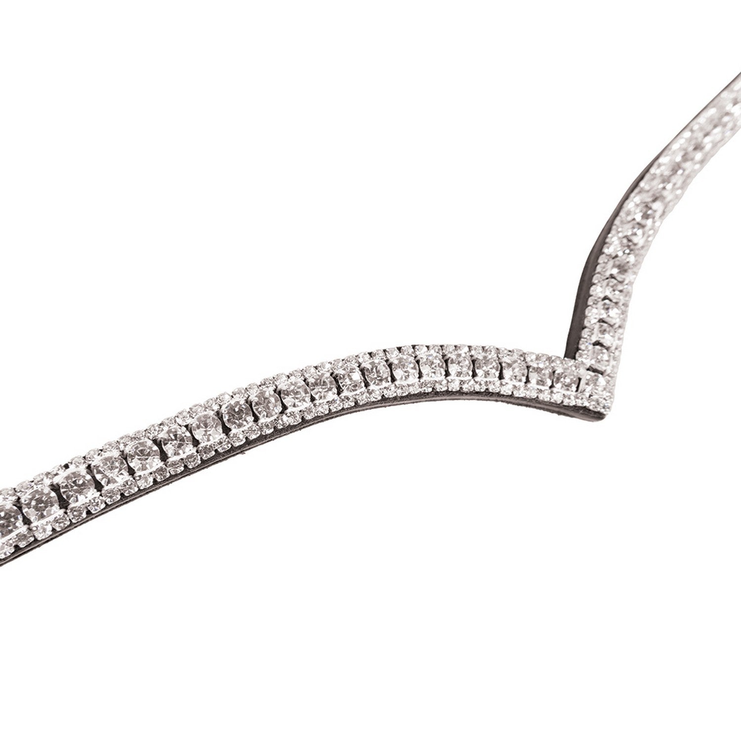 ProPresicce Signature V Diamante Browband by Hy Equestrian with /Silver Diamantes ProPresicce Signature V Diamante Browband by Hy Equestrian with /Silver Diamantes