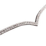 ProPresicce Signature V Diamante Browband by Hy Equestrian with Silver Diamantes ProPresicce Signature V Diamante Browband by Hy Equestrian with Silver Diamantes