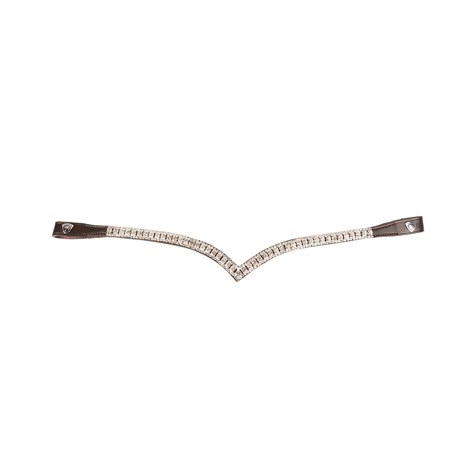 ProPresicce Signature V Diamante Browband by Hy Equestrian with Silver Diamantes ProPresicce Signature V Diamante Browband by Hy Equestrian with Silver Diamantes