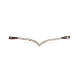 ProPresicce Signature V Diamante Browband by Hy Equestrian with Silver Diamantes ProPresicce Signature V Diamante Browband by Hy Equestrian with Silver Diamantes
