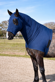 Rhinegold Lycra Hood with Face – Stretch Hood for Mane, Neck & Coat Protection