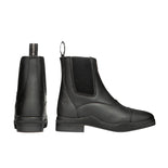 Hy Equestrian Fleece Lined Wax Leather Zip Jodhpur Boot