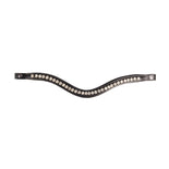 ProPresicce Signature Curved Diamante Browband by Hy Equestrian with Silver Diamantes