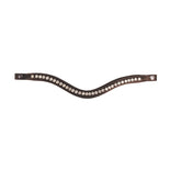 ProPresicce Signature Curved Diamante Browband by Hy Equestrian with Silver Diamantes